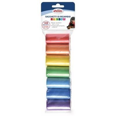 Izkārnījumu savākšanas maisiņi RAINBOW 7x20gab 20x26x4,5hcm