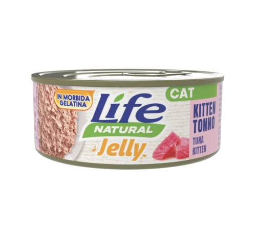 Life Cat Natural Jelly Kitten Tuna70g - konservi kaķēniem ar tunci želejā