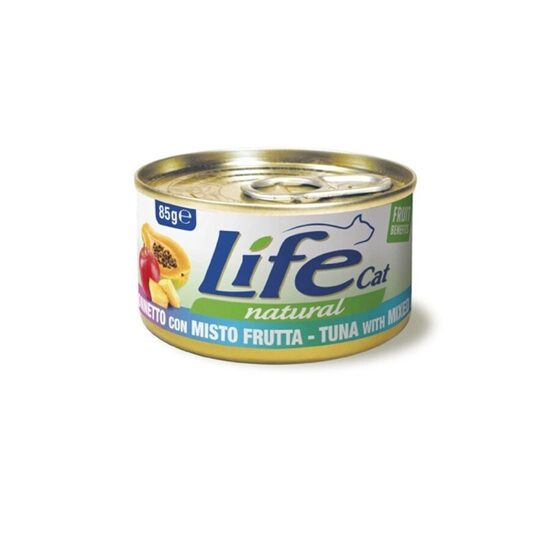 LIFE CAT Natural Tuna with Fruits 85g (ar tunci un augļiem)
