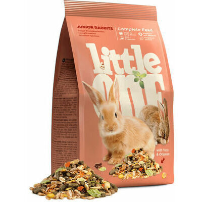  Little One food for Junior Rabbits 900 g - barība jauniem trušiem