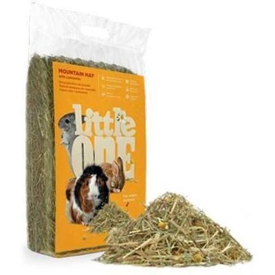 Little One Mountain hay with camomile, not pressed 400 g - hay for rodents