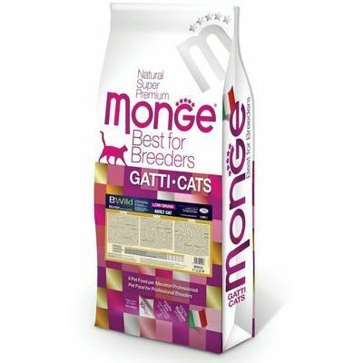 Monge Cat Breeder BWild Low Grain Adult Hare 10 kg