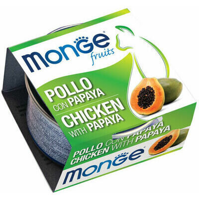 Monge Cat Fruits Adult Chicken Flakes with Papaya 80 g