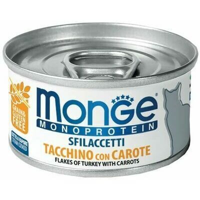 Monge Cat Monoprotein Flakes Turkey with Carrots 80 g