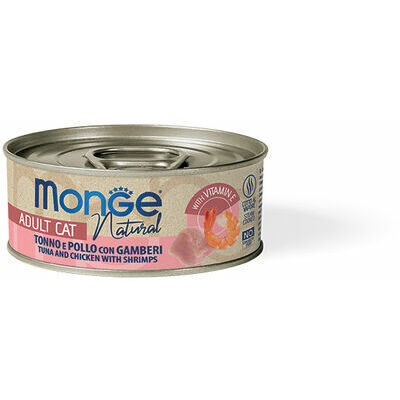 Monge Cat Natural Tuna and Chicken with Shrimps 80 g