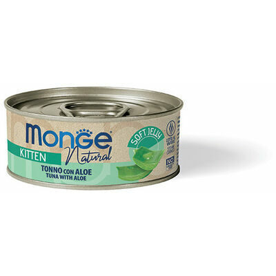 Monge Kitten Natural Tuna with Aloe in Jelly 80 g