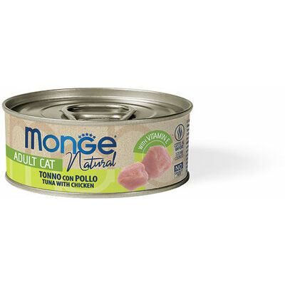 Monge Cat Natural Yellowfin Tuna with Chicken 80 g