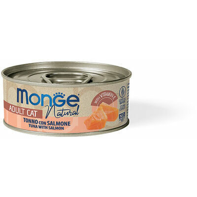 Monge Cat Natural Yellowfin Tuna with Salmon 80 g