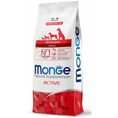  Monge Dog All Breeds Adult Active with Chicken 12 kg