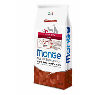 Monge Dog Mini Adult Monoprotein Lamb with Rice and Potatoes 7,5 kg