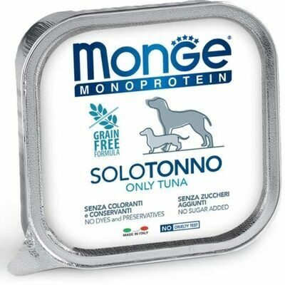 Monge Dog Monoprotein Pate Only Tuna 150 g