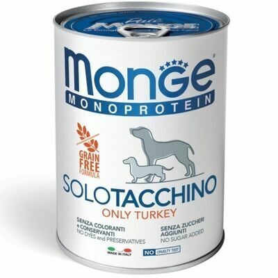 Monge Dog Monoprotein Pate Only Turkey 400 g