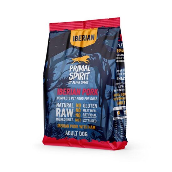 Primal Spirit Iberian Pork 1kg - sausā barība ar cūkgaļu suņiem 