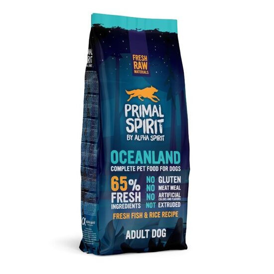 PRIMAL SPIRIT Oceanland 12kg - barība suņiem (vista un zivis)