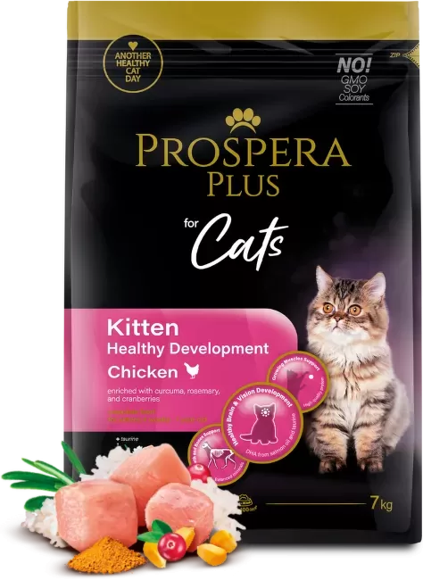  Prospera Plus Kitten Chicken Healthy Development, 7 kg - barība kaķēniem