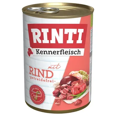 RINTI Kennerfleisch Rind ( Beef ) 400g - konservi suņiem ar liellopa gaļu