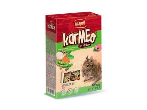 Vitapol Karmeo premium carton complete food for degu 450g -  barība degu